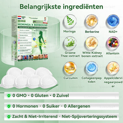 𝐎𝐟𝐟𝐢𝐜𝐢ë𝐥𝐞 𝐖𝐢𝐧𝐤𝐞𝐥 |☀️𝑳𝒖𝒙𝒂𝒓𝒊𝒔𝒆® Moringa & Berberine 10-in-1 Nano-Micronaaldpleister ✅📢 (1x per dag, zichtbaar resultaat in 7 dagen)